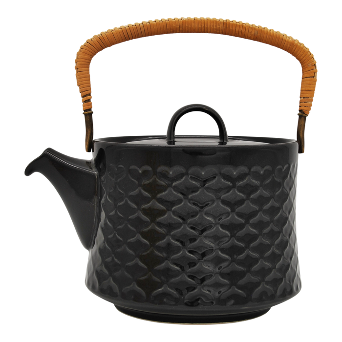 J.H. Quistgaard Cordial Palet Teapot Black, vintage teapot Quistgaard