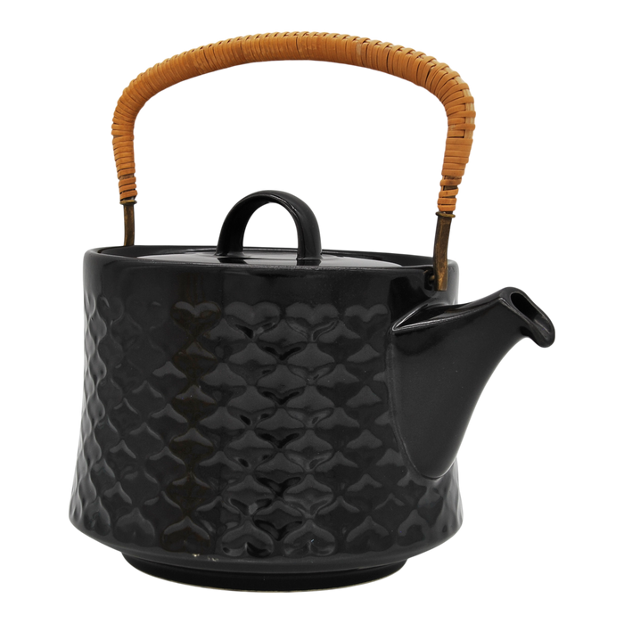 J.H. Quistgaard Cordial Palet Teapot Black, vintage teapot Quistgaard