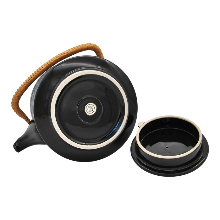 J.H. Quistgaard Cordial Palet Teapot Black, vintage teapot Quistgaard