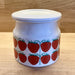 Arabia Pomona Jam Pot Strawberry side